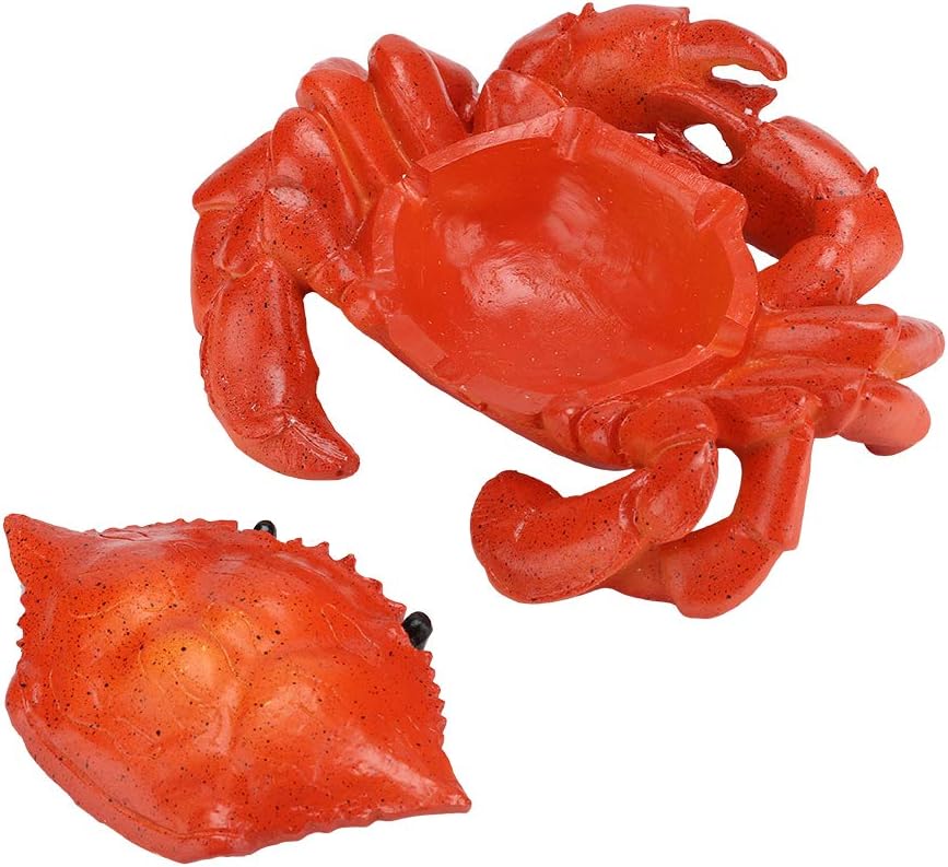 Resin Crab Decor Ashtray with Cover 16x145x6cm