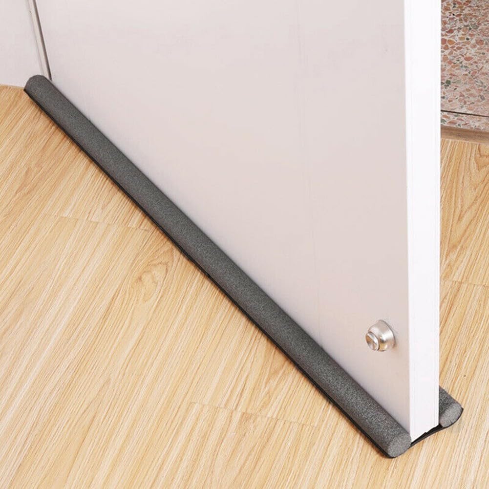 Ehlivhall Under Door Draft Stopper 93cm Black