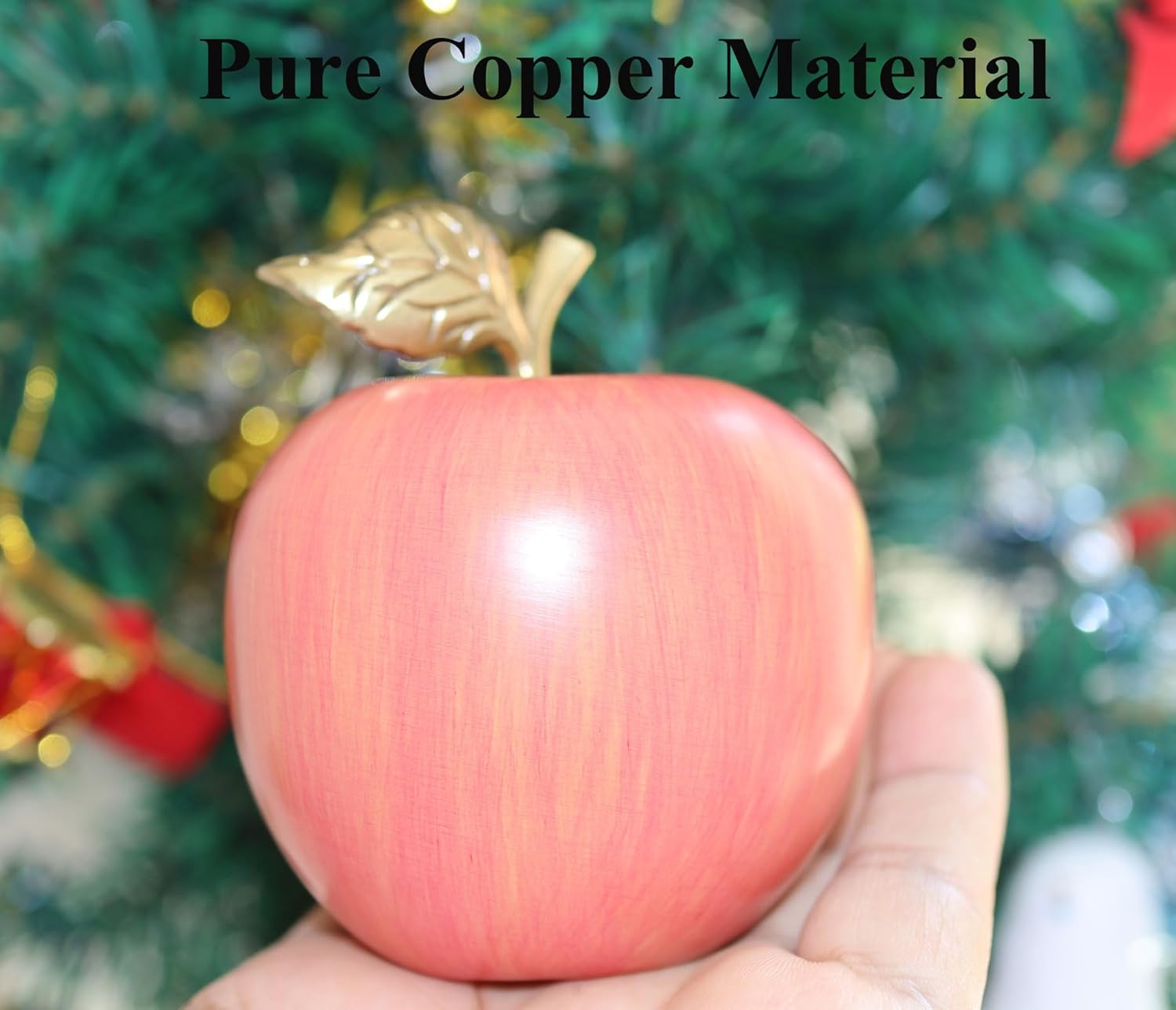 08 Lbs Pure Copper Red Fruit Shaped Hanging Ornament