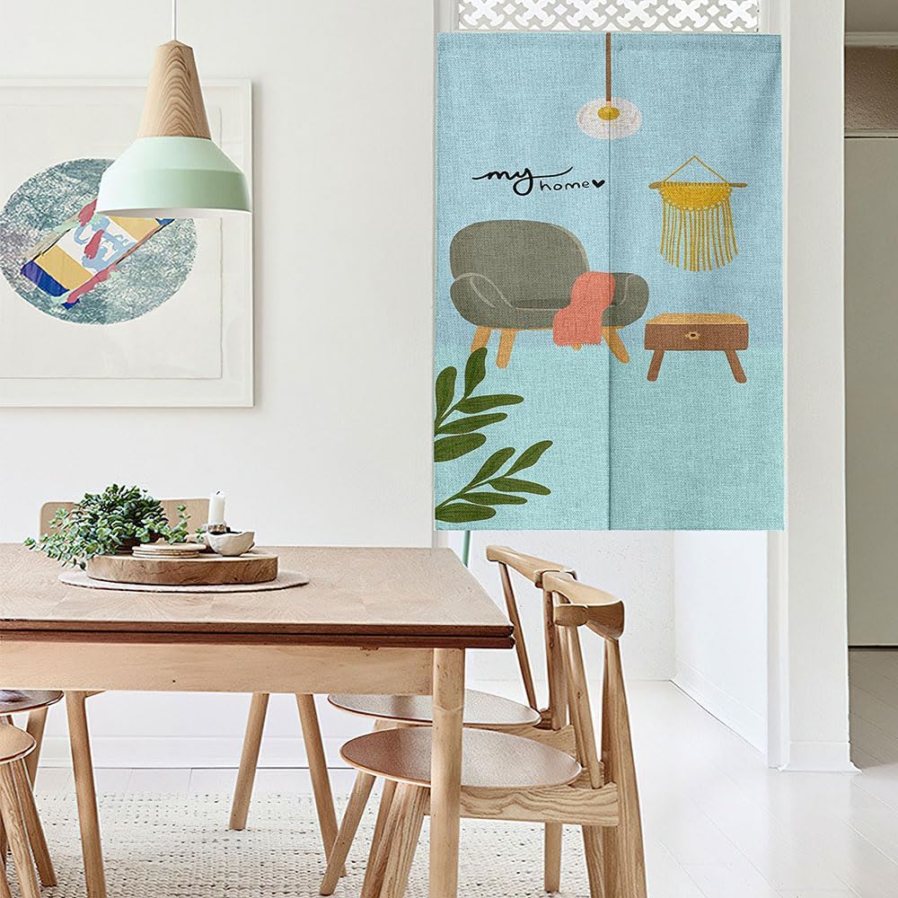 Chickwin Japanese Door Curtain with Nordic Style