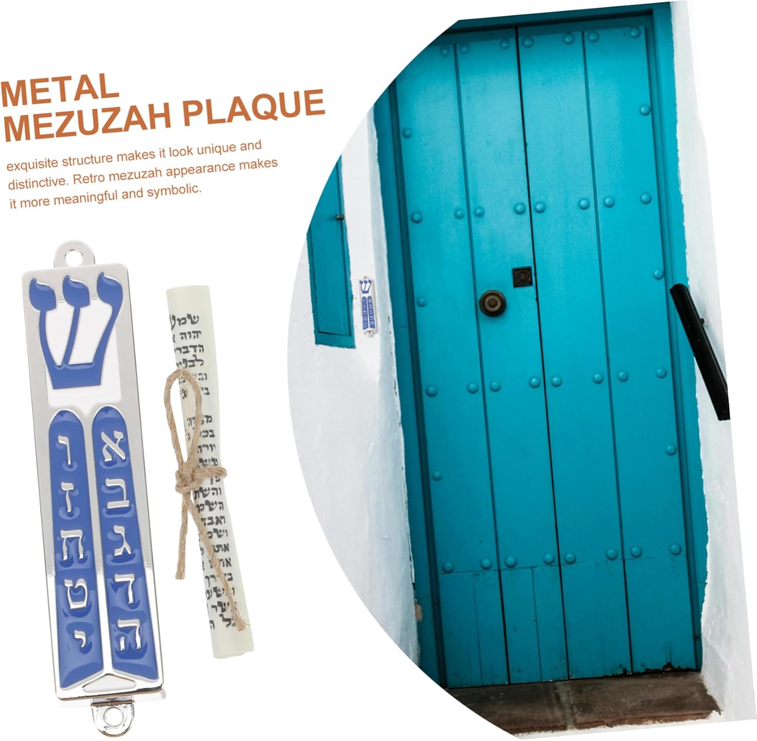GARVALON Jewish Conversion Mezuzah Scroll Case