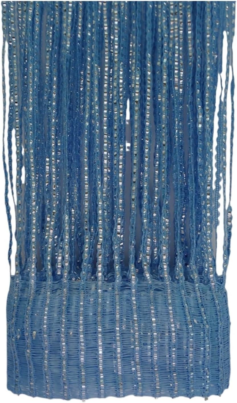 Blue Tassel String Curtain for Door and Window
