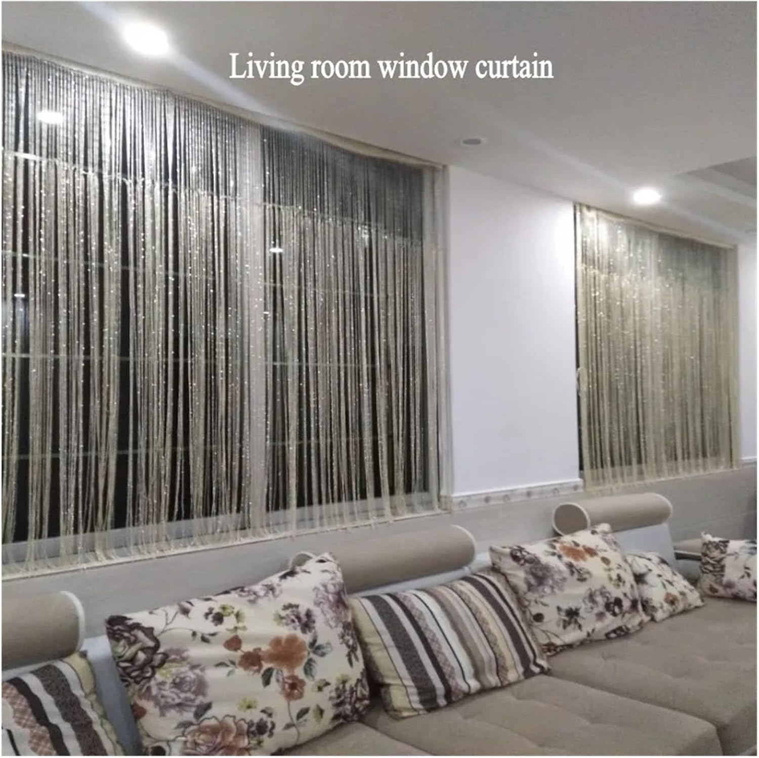 Shiny Tassel String Curtain for Living Room and Doorway