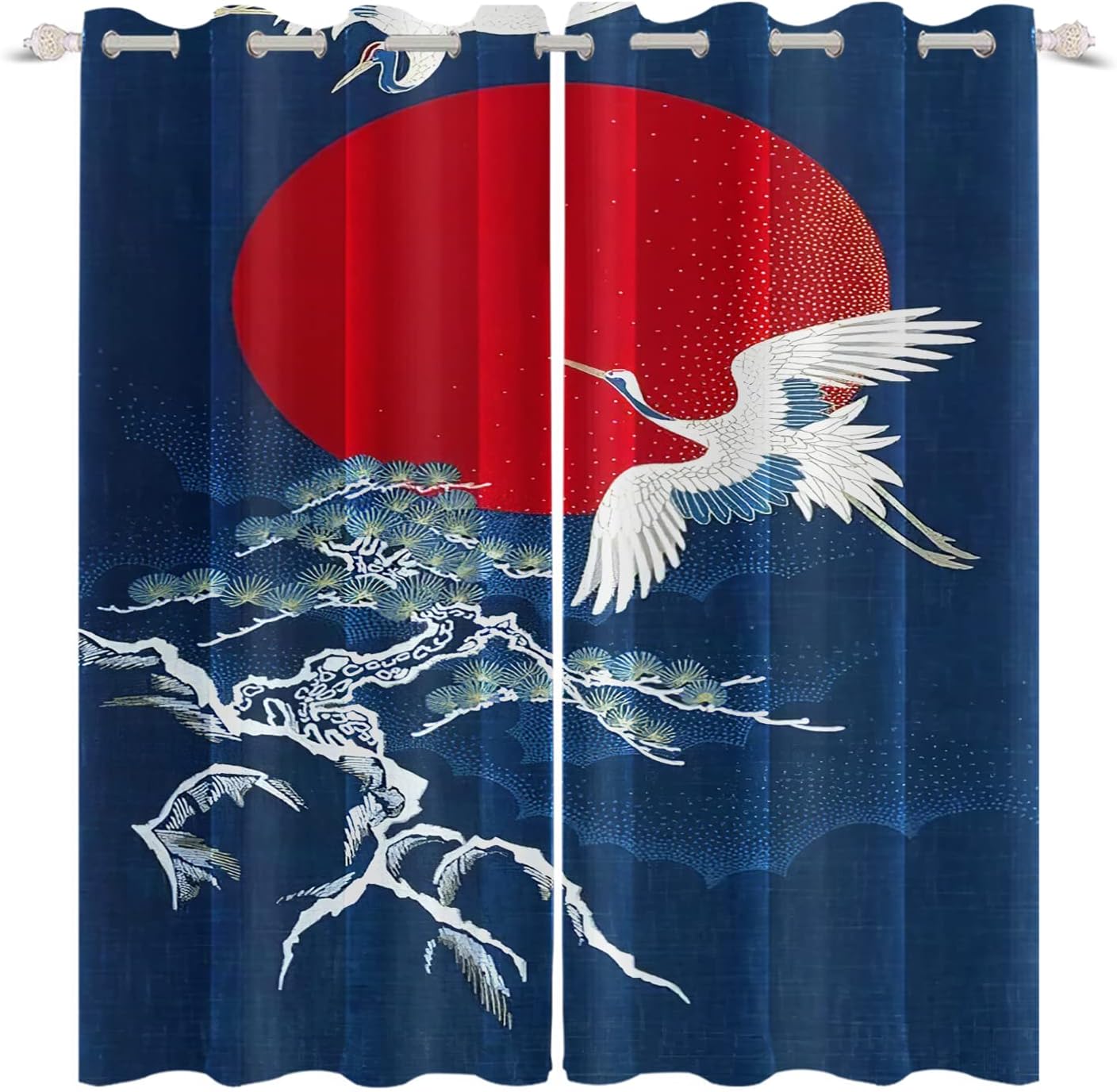 Umpoo Blackout Curtains 2 Panel Set 52x84 Inch