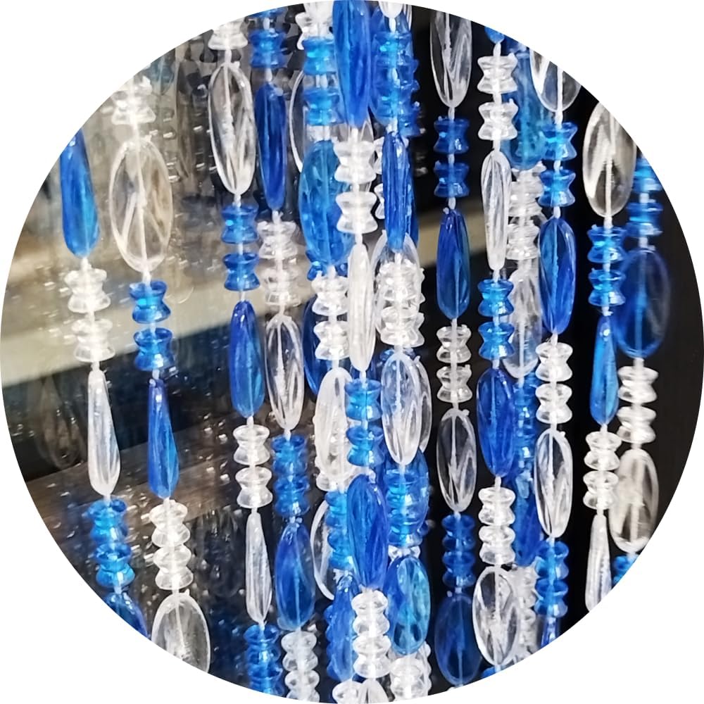 Ave Split Beaded Curtain Doorway Decor 39x787 Inch