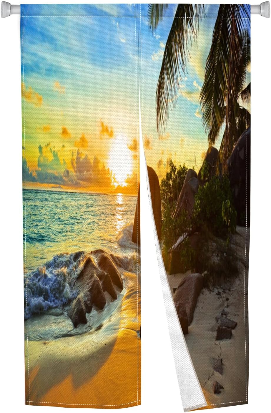 Leowefowa Single-Side Noren Door Curtain Decor