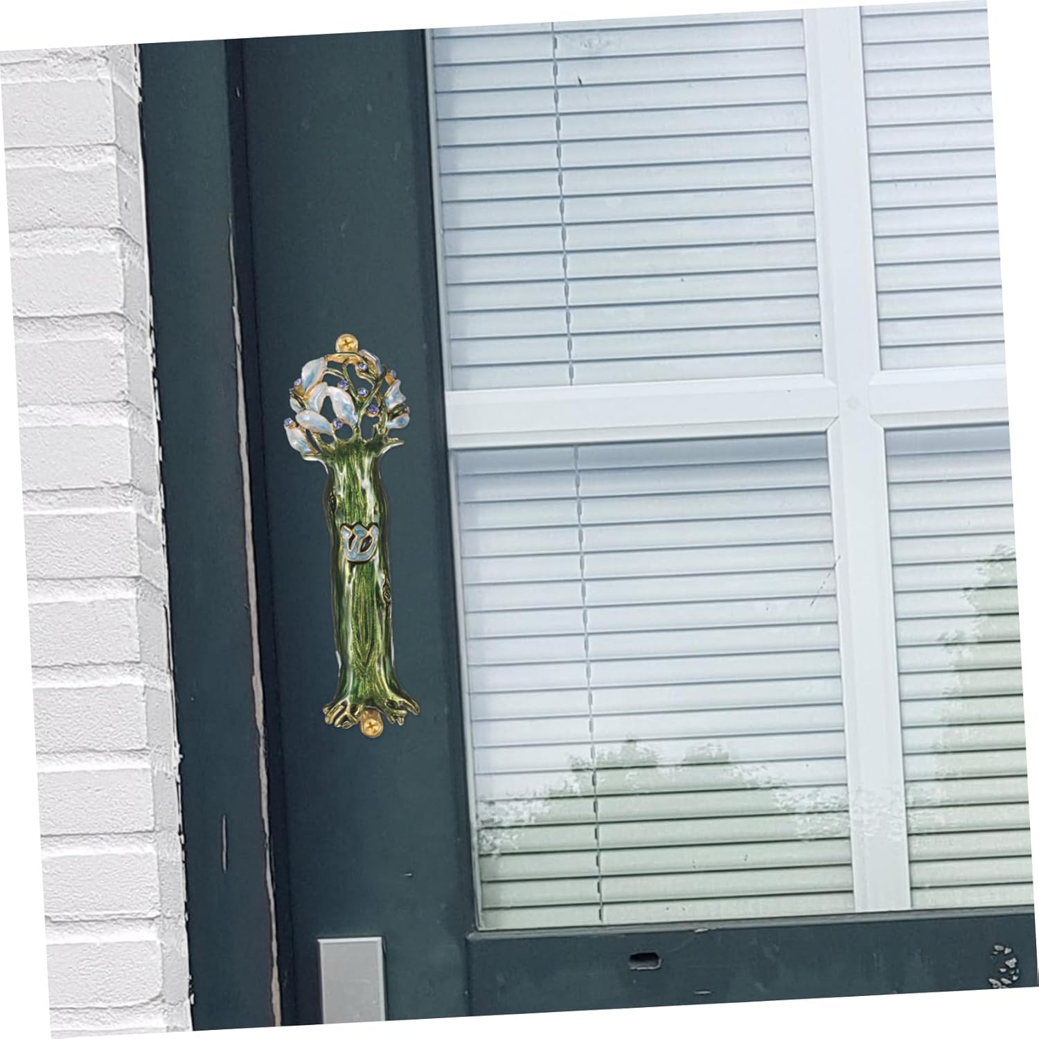 Front Door Mezuzah Metal Craft Antique Blessing Decor