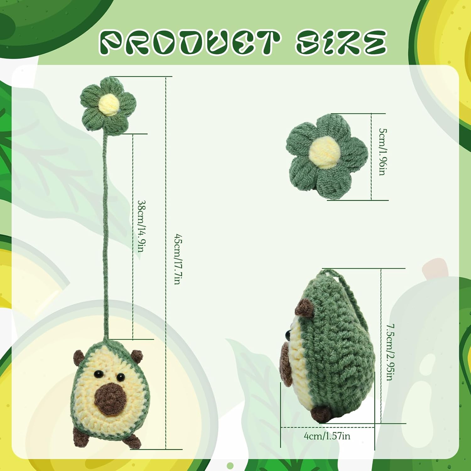 Gabrella Cute Car Rear View Mirror Hanging Accessories
