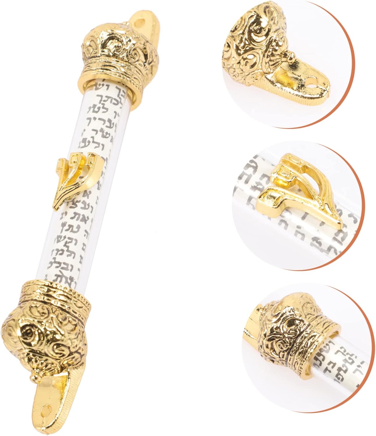 Metal Mezuzah Door Decor Religious Design