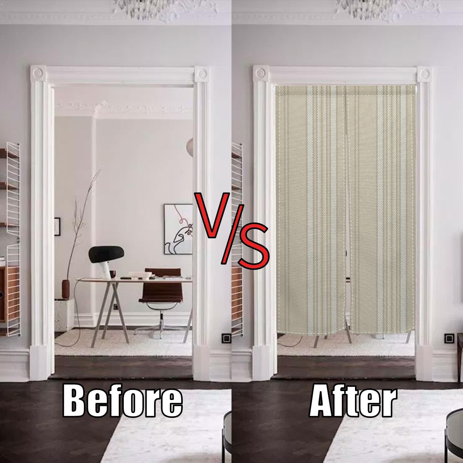 Boho Style Door Curtain Japanese Noren Panel 335x709