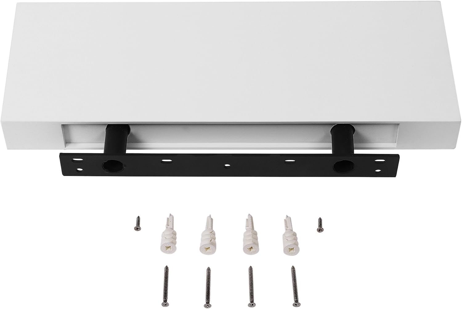 SONGMICS Floating Shelf 157 Inches White Wall Mount Shelf