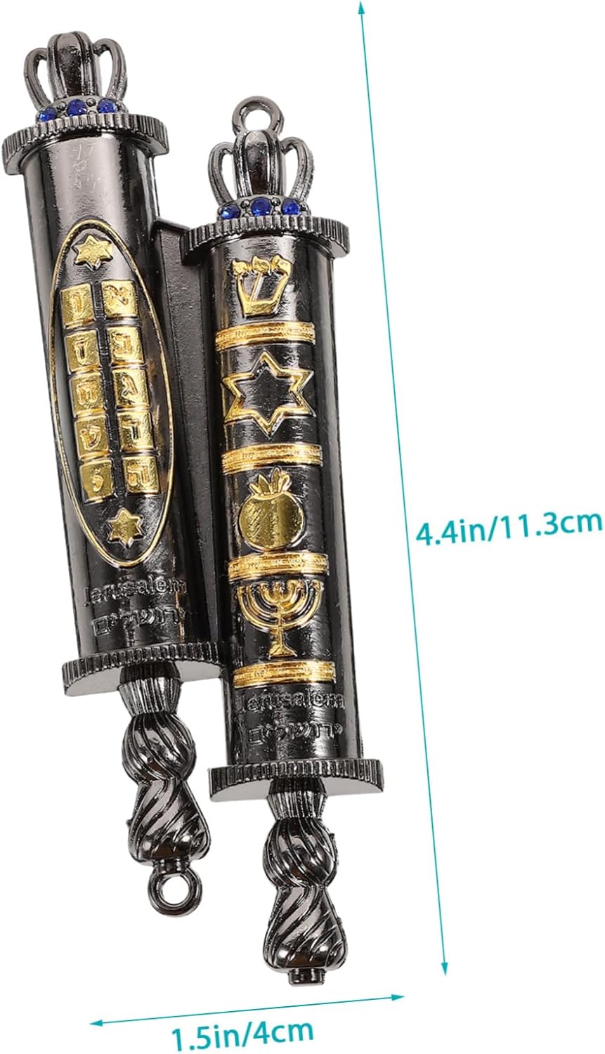 Retro Metal Mezuzah Door Decoration for Jewish Home