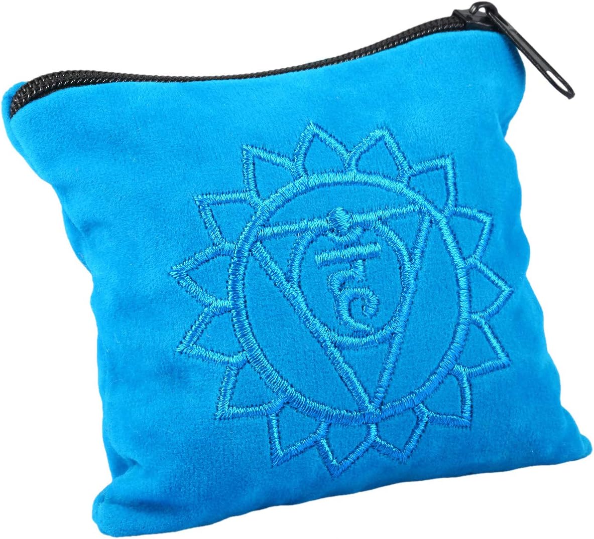 Aquamarine Tumbled Stone Chips with Chakra Bag