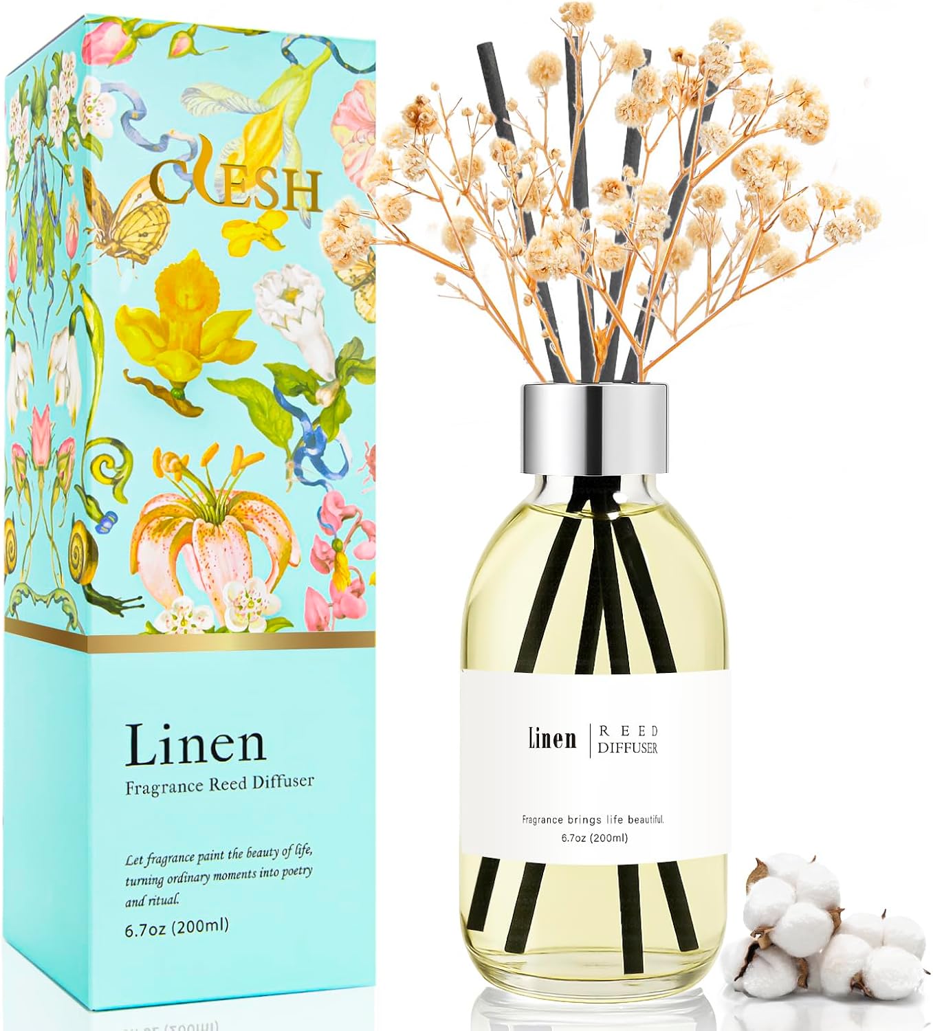 CLESH Reed Diffuser Set for Home Fragrance
