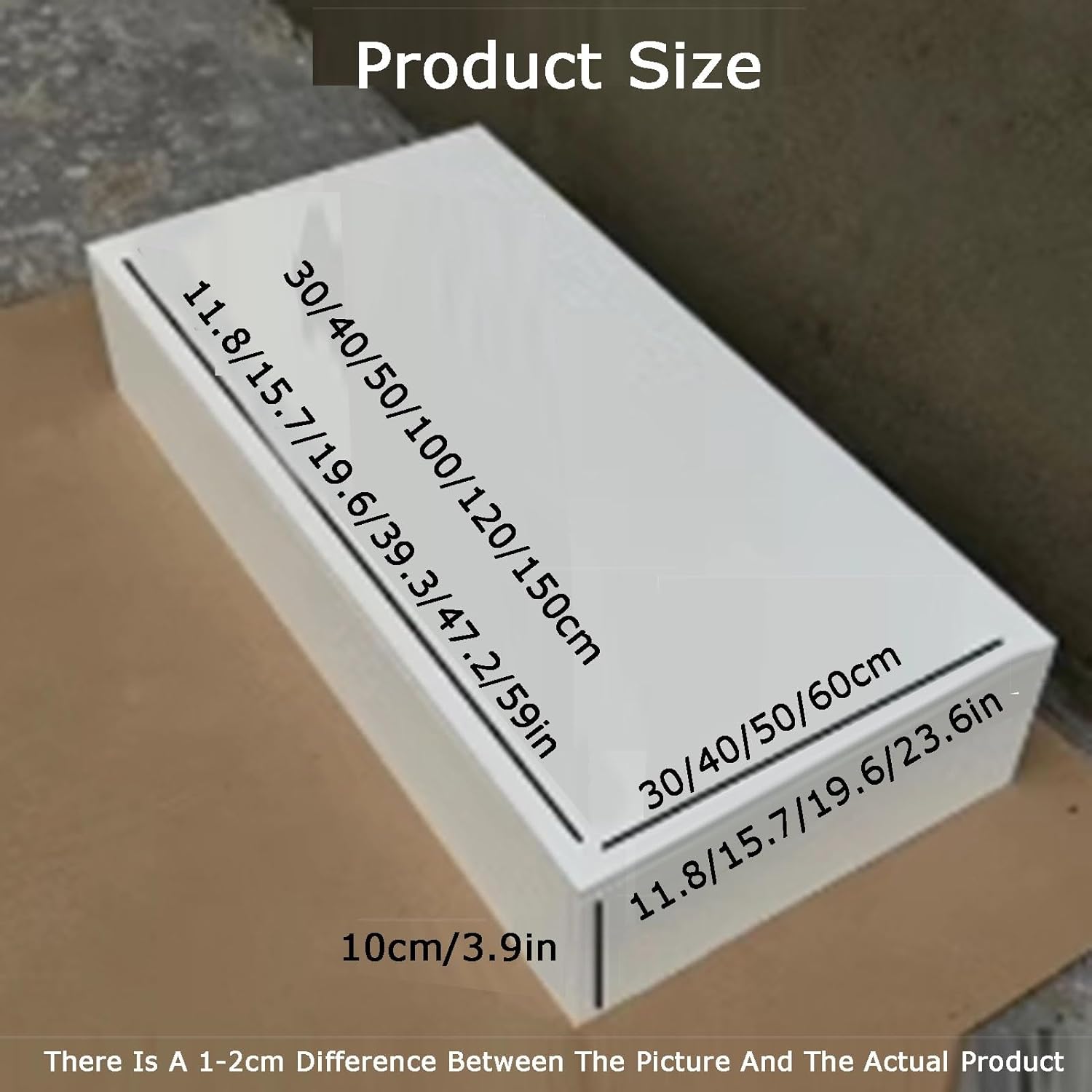 Square Pedestal Stands for Display - Black 40x40x10cm