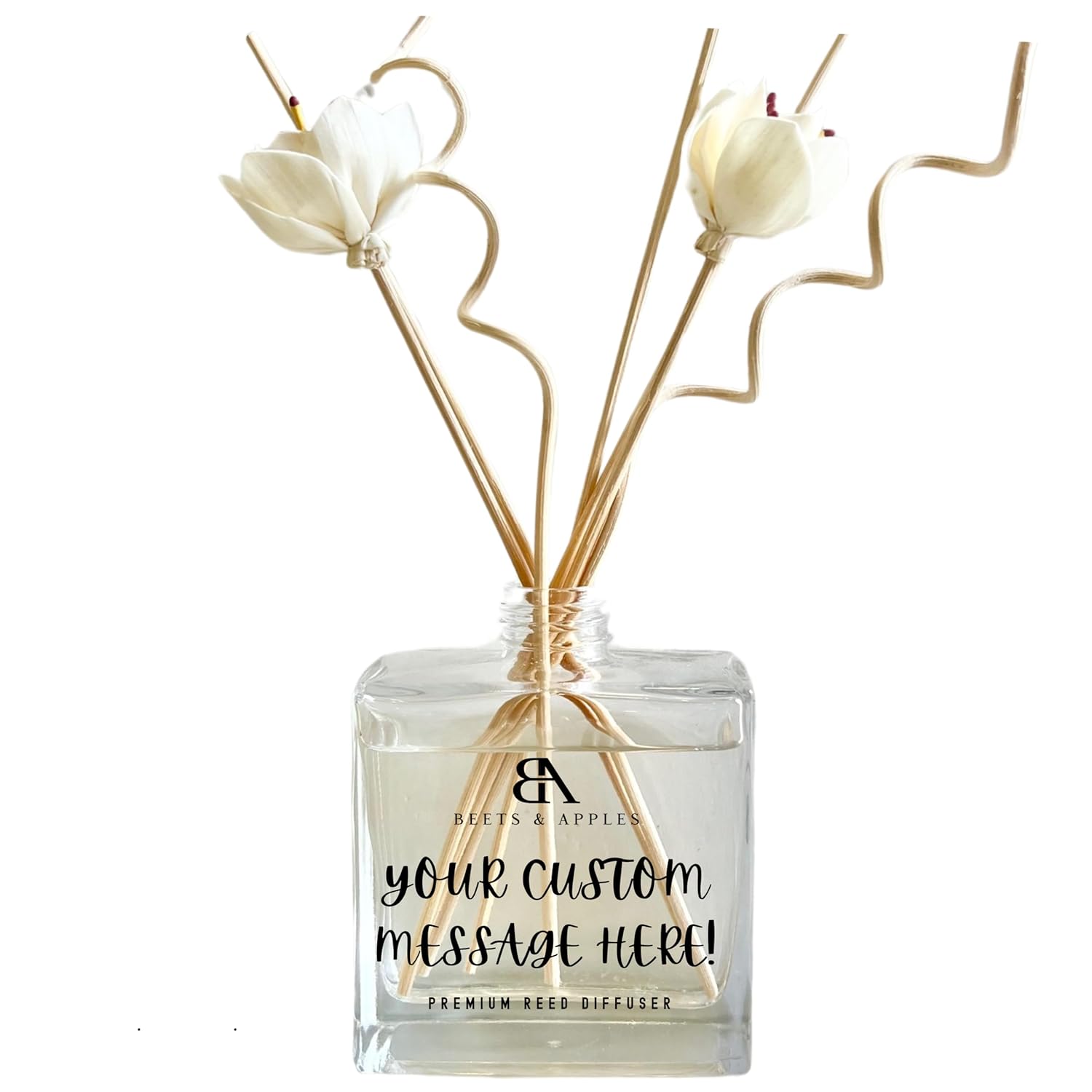 Personalized Reed Diffuser Set with Beets and Apples