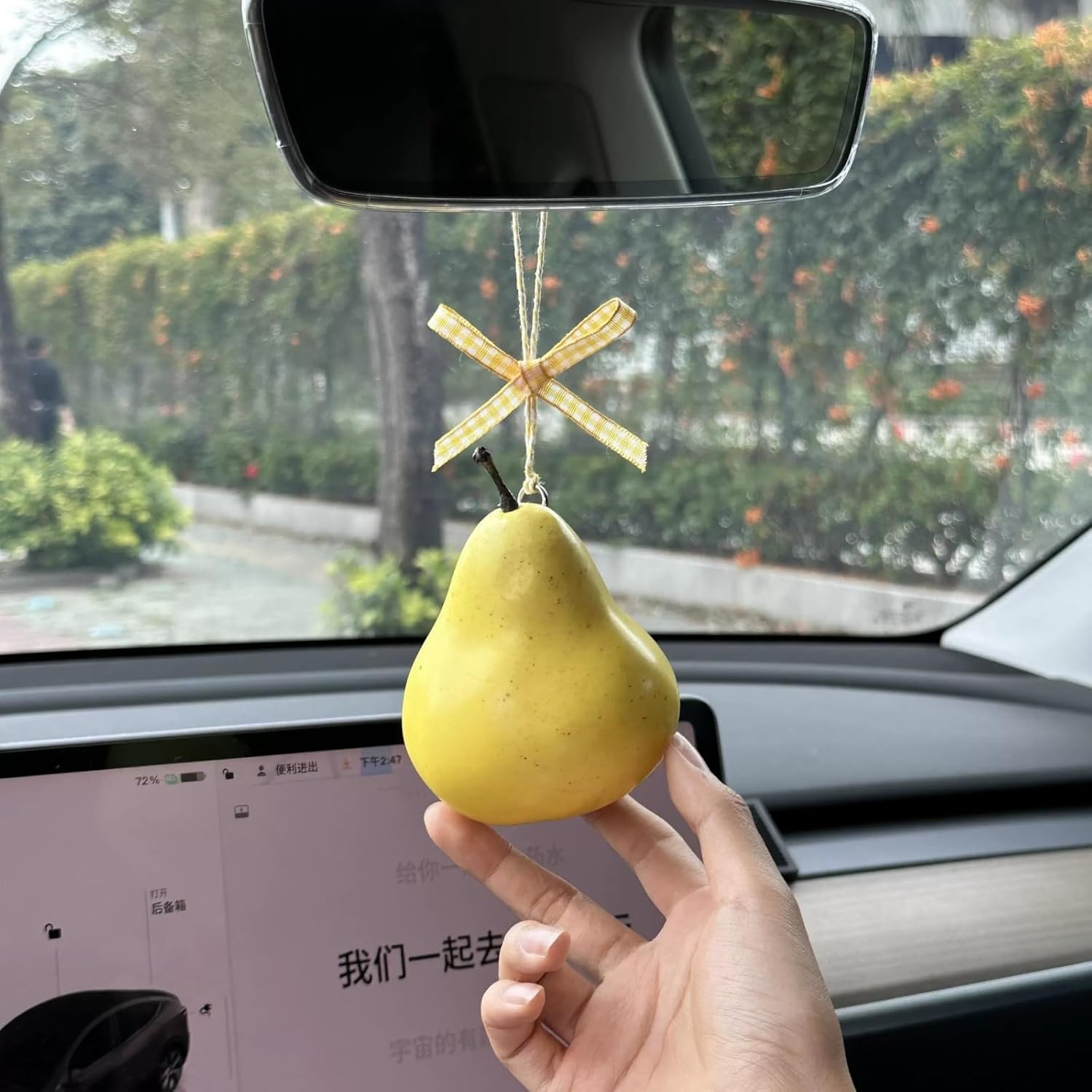 Realistic Fruit Car and Bag Charms - Lightweight Foam Design