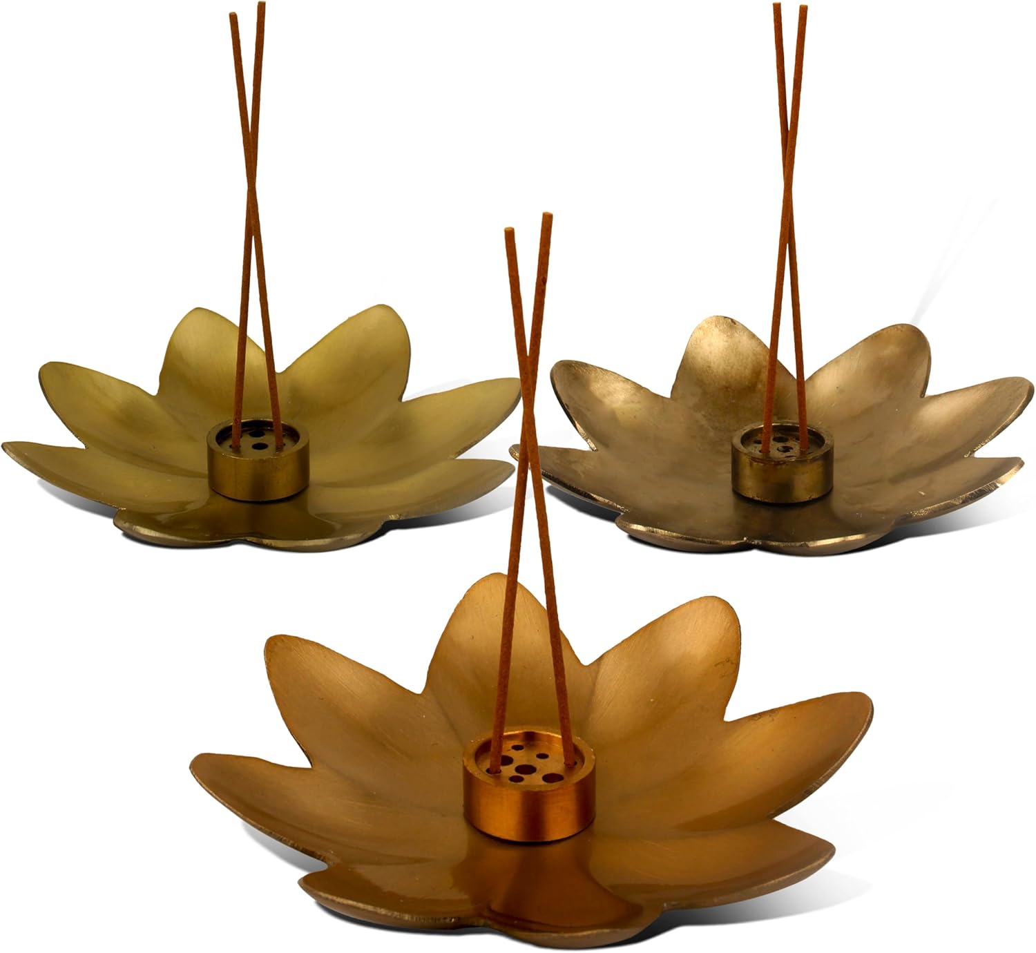 Raajsee Flower Incense Holder Set of 3