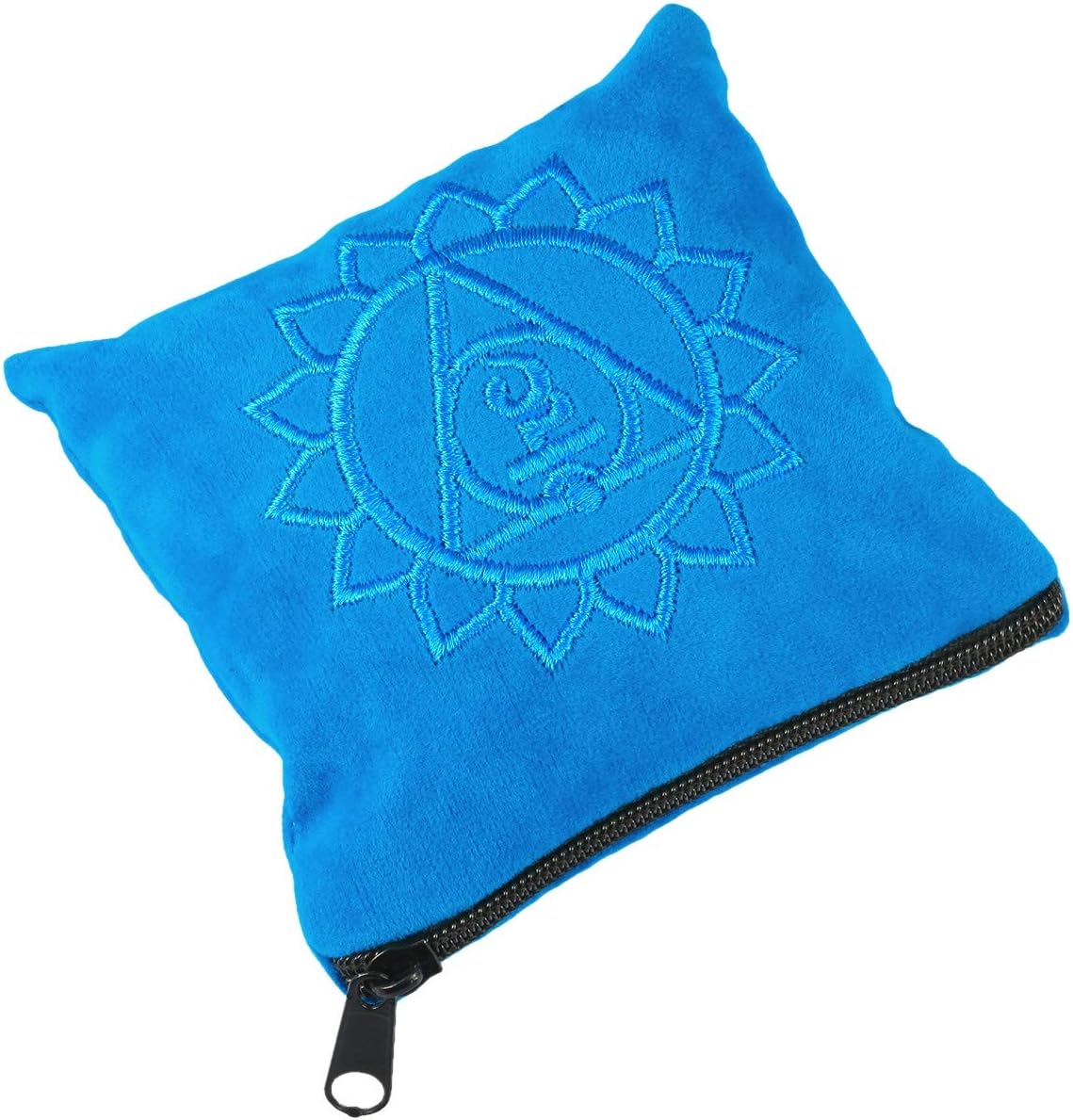 Aquamarine Tumbled Stone Chips with Chakra Bag