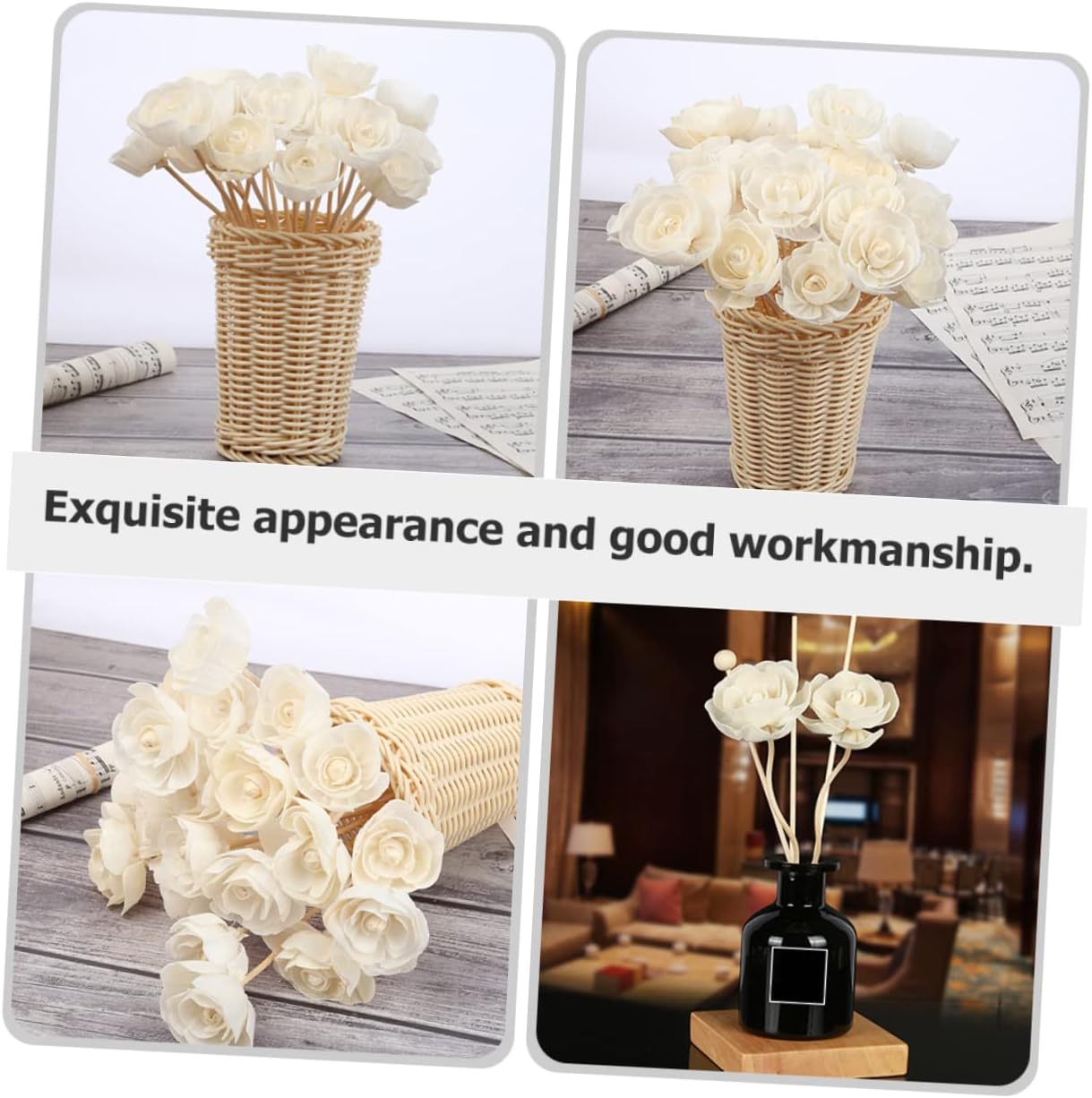 5pcs Rattan Diffuser Sticks for Home Fragrance