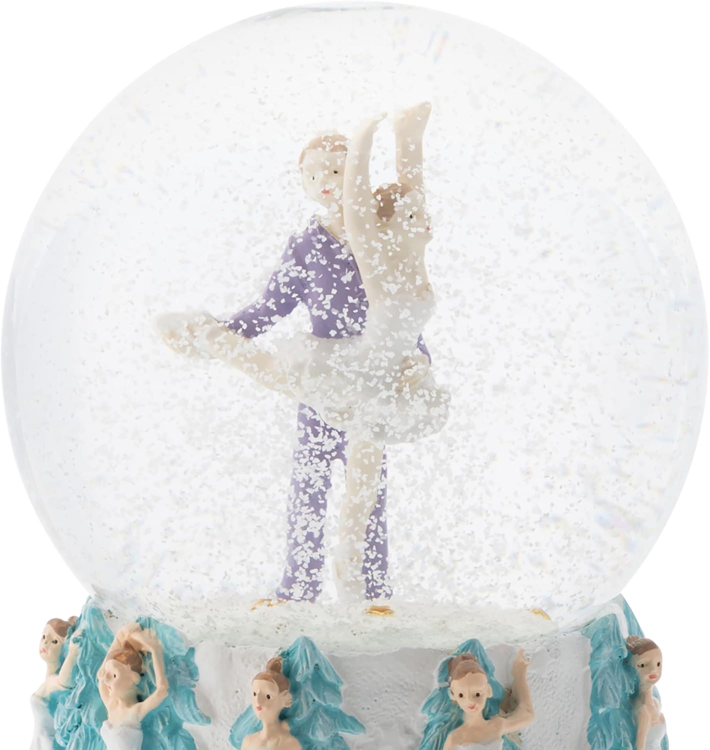 Elanze Designs Musical Snow Globe with Dancing Figurine
