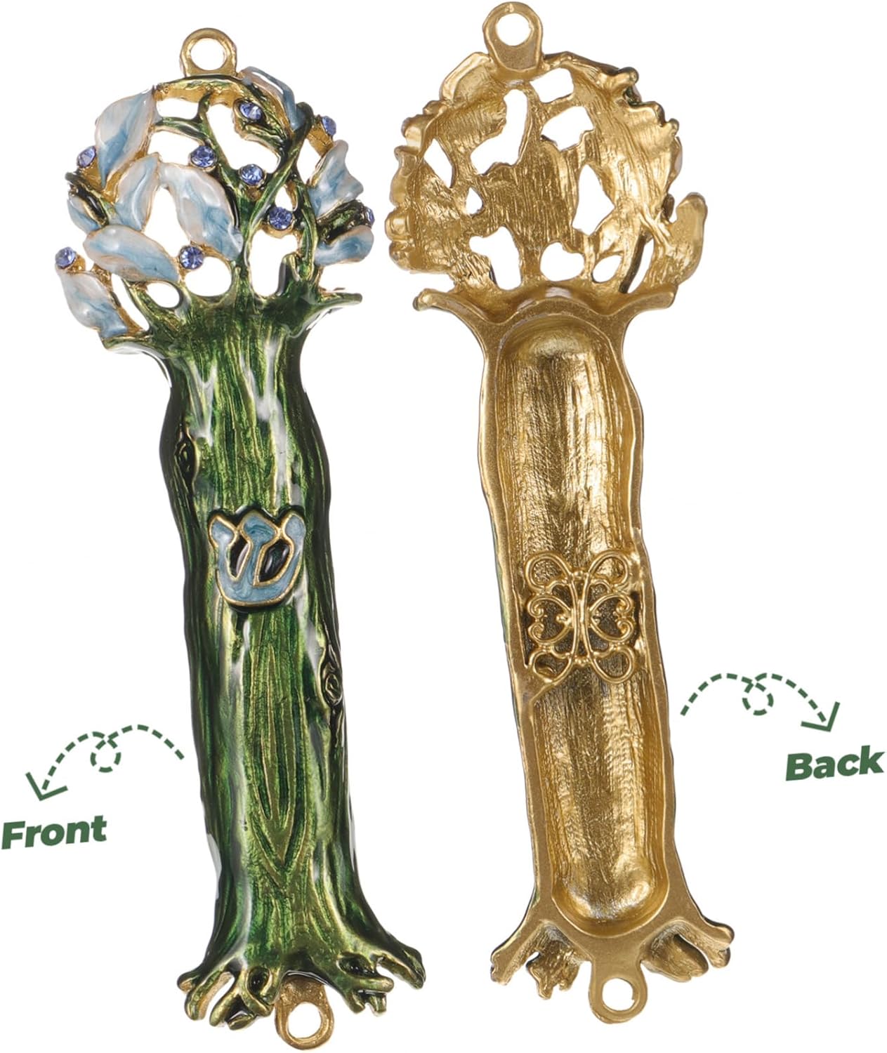 Front Door Mezuzah Metal Craft Antique Blessing Decor
