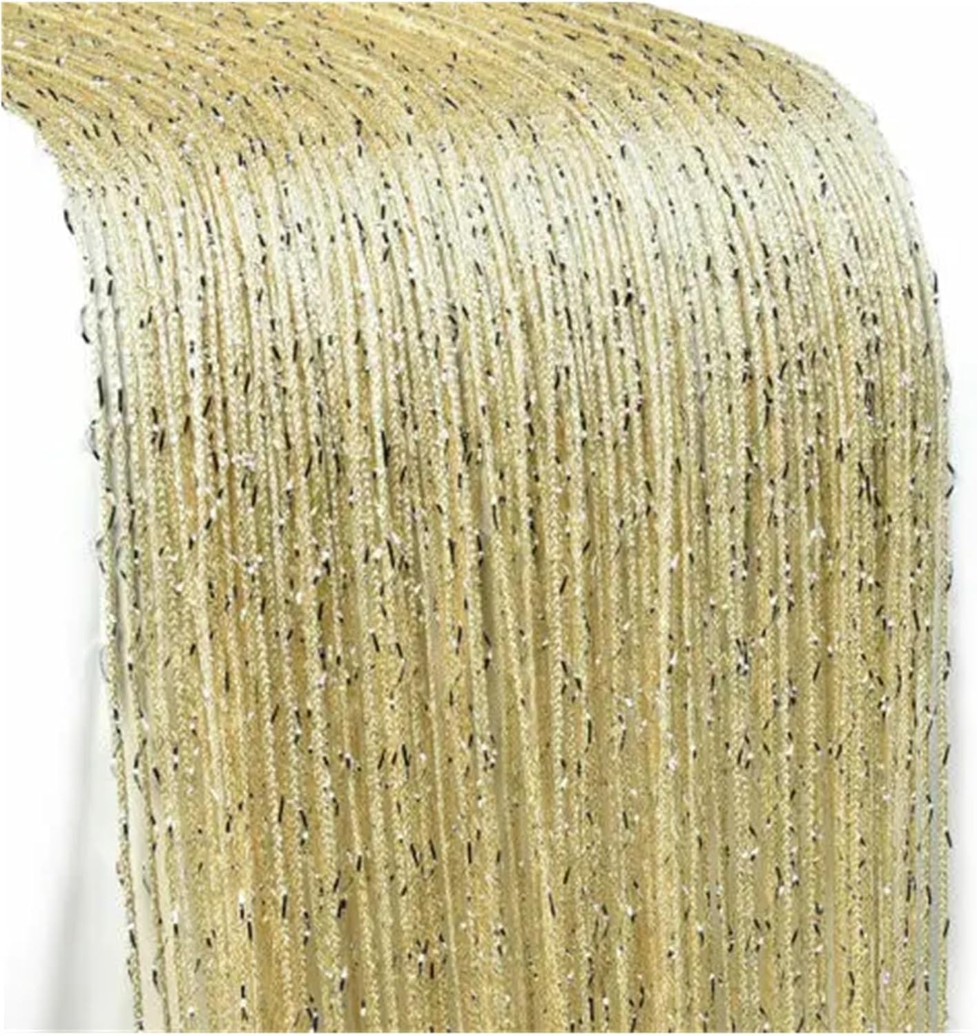 Shiny Tassel String Curtain for Door Window Decor