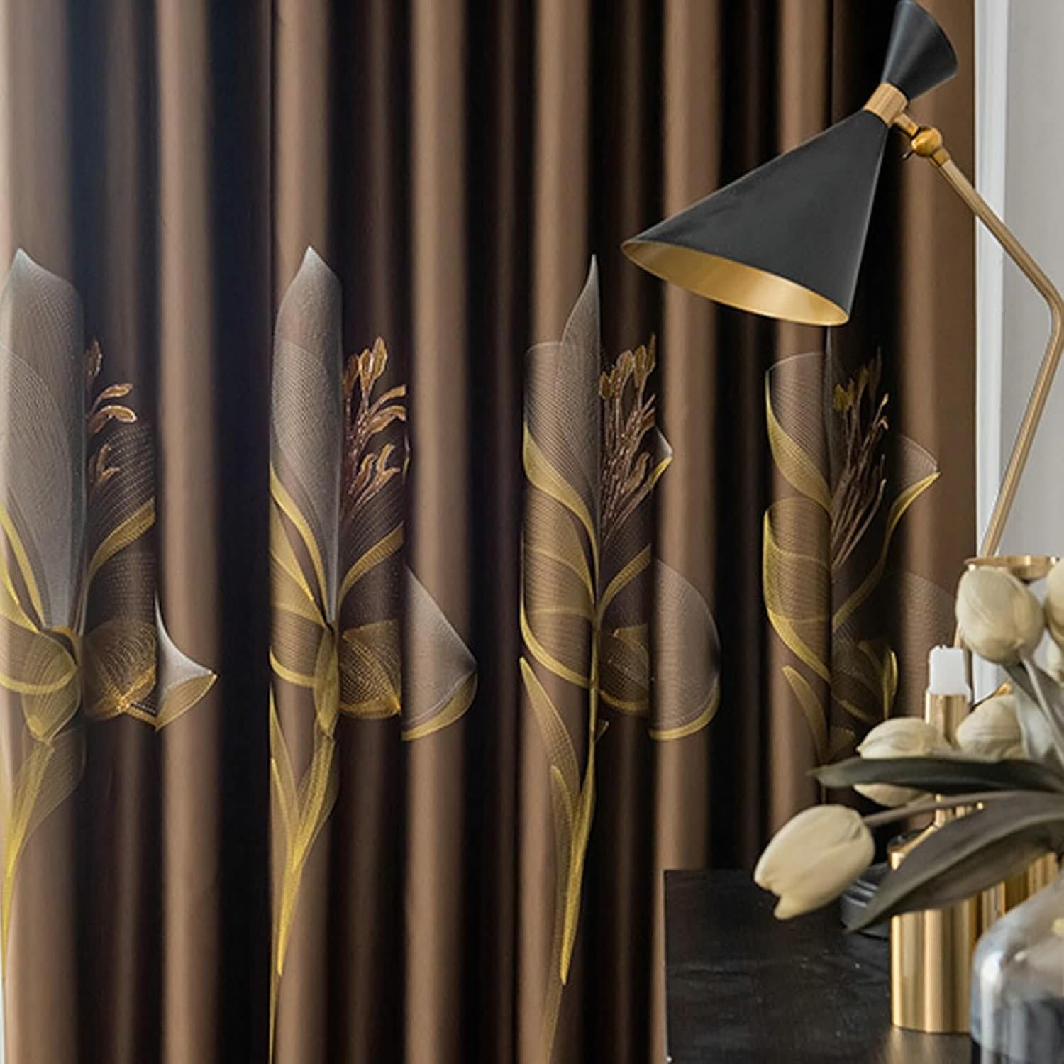 Brown Curtains for Bedroom and Living Room