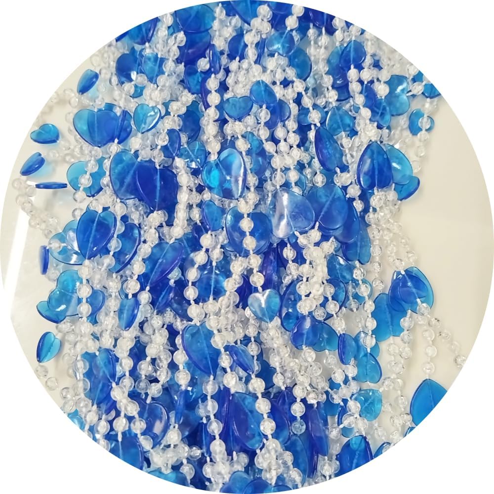 Ave Split Heart Shape Beaded Curtain for Doorway