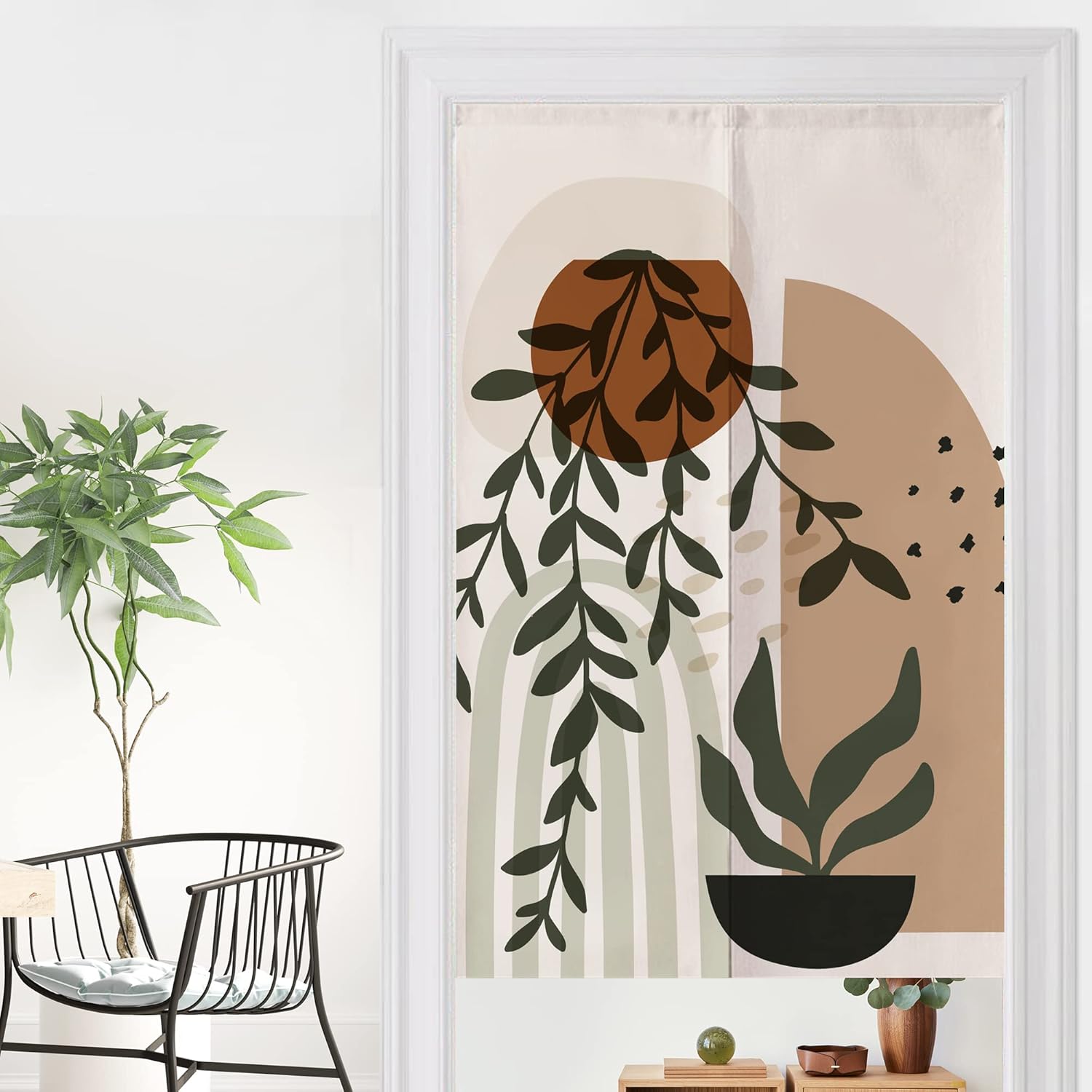 SIGNFORD Custom Door Curtain with Photo Text Room Divider Panel