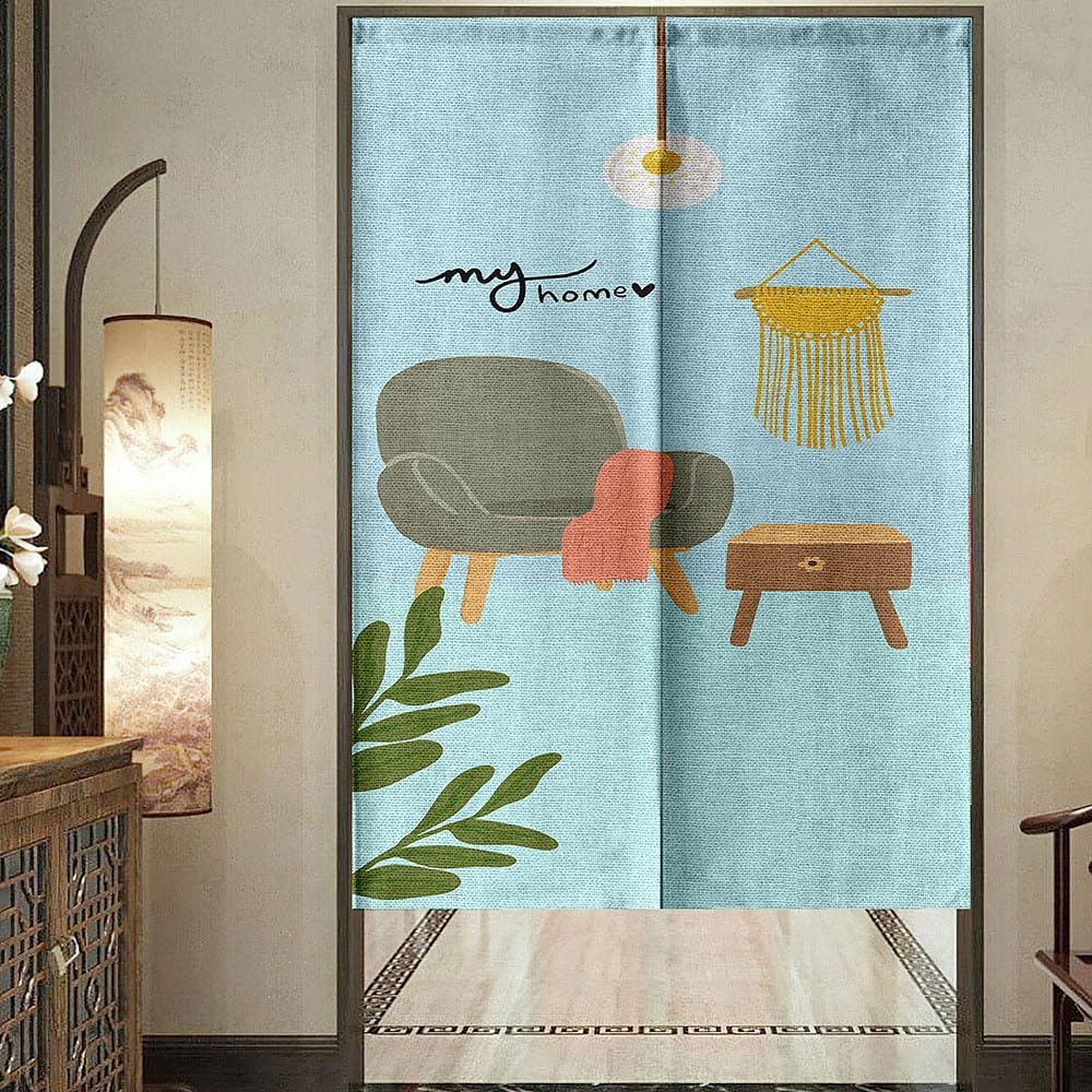 Chickwin Japanese Door Curtain with Nordic Style
