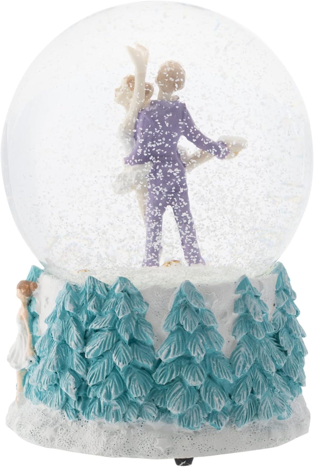 Elanze Designs Musical Snow Globe with Dancing Figurine