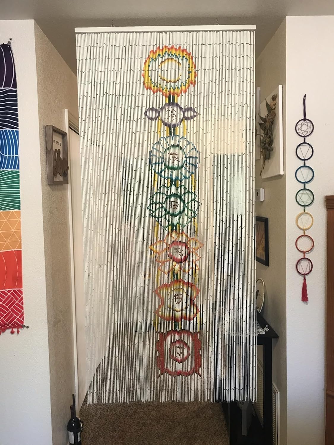 Beaded Curtain with 125 Strings and 4000 Beads
