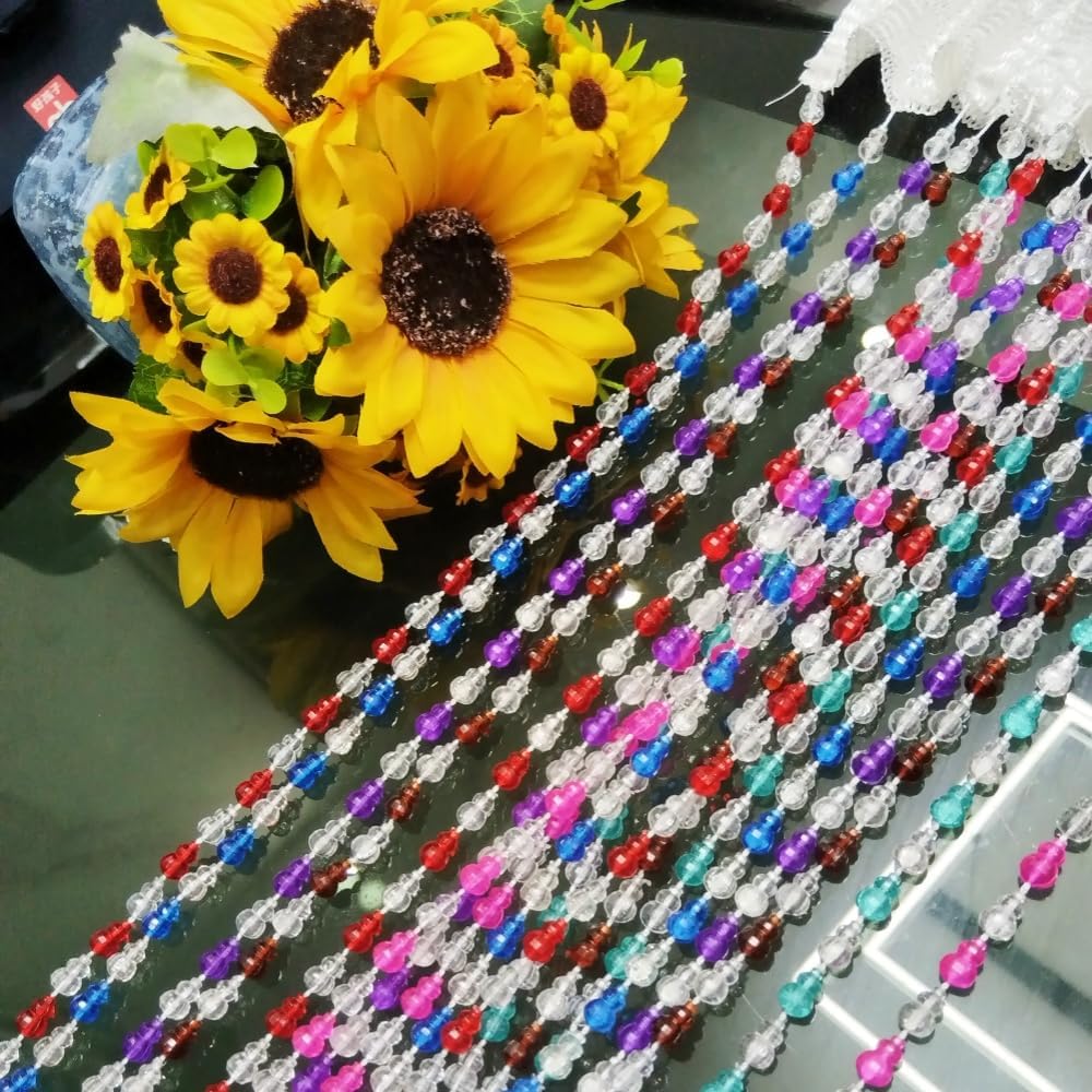 Ave Split Beaded Curtain Doorway Decor Screen