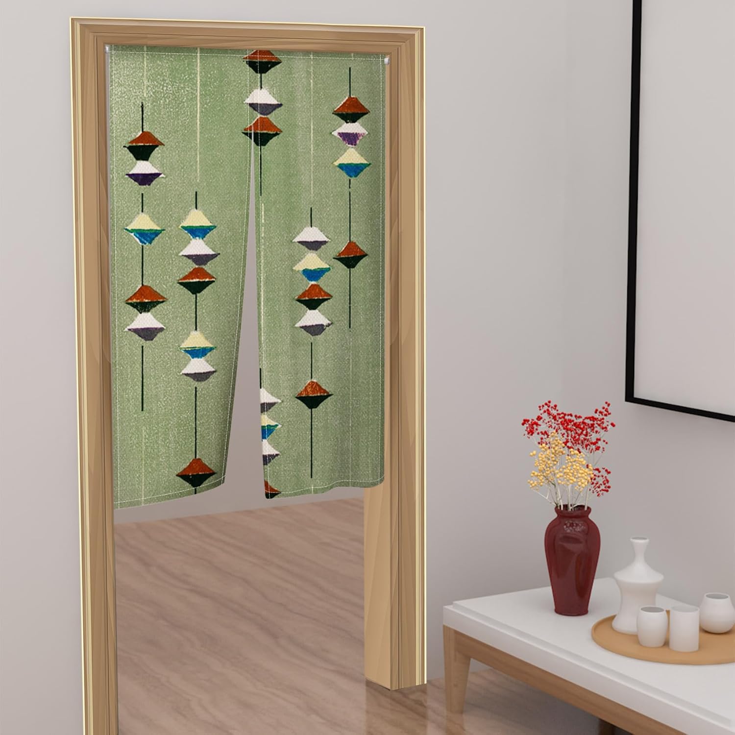 Leowefowa Noren Doorway Curtain 335 x 709 Inches