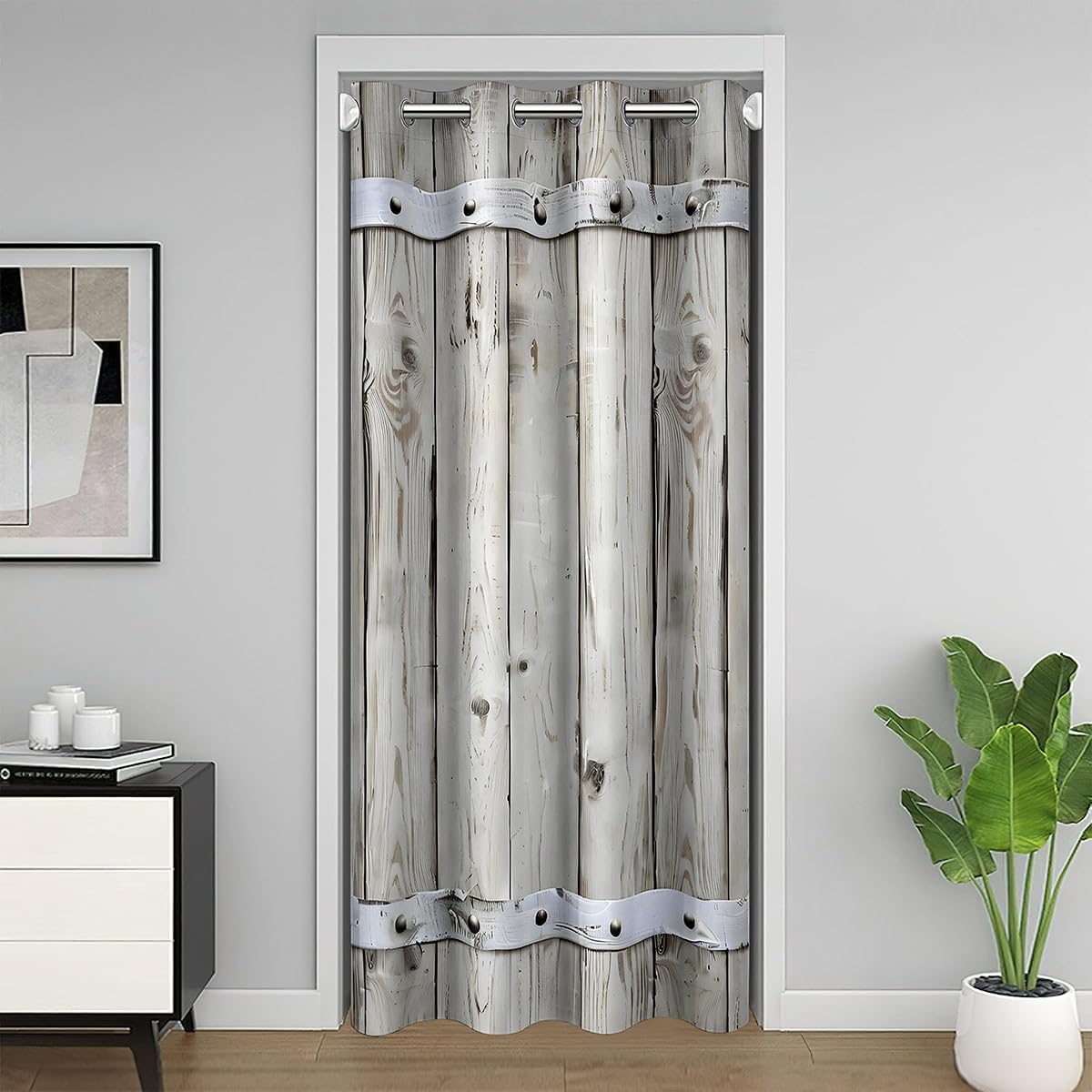 Castle Fairy 42x80 Inch Farmhouse Style Door Curtain Panel
