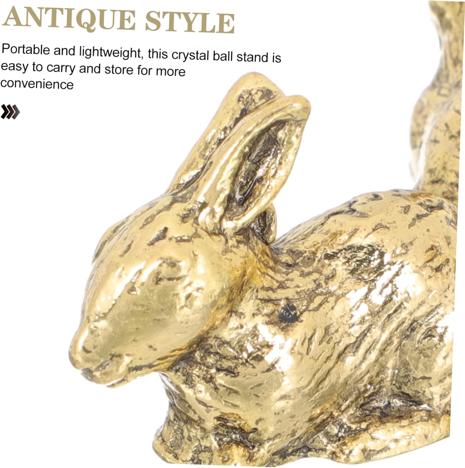 Eringogo Rabbit Shaped Crystal Ball Display Base