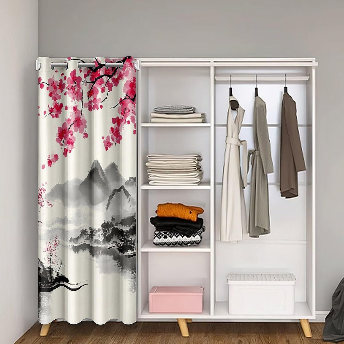 Japanese Style Door Curtain 34x80 Inches