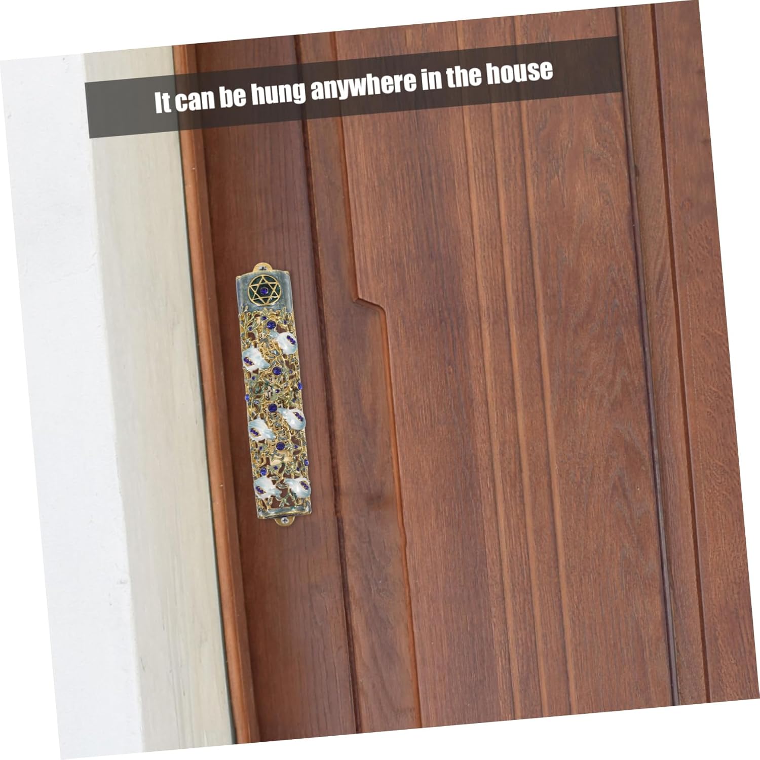 Elegant Mezuzah Scroll Door Blessing Decor