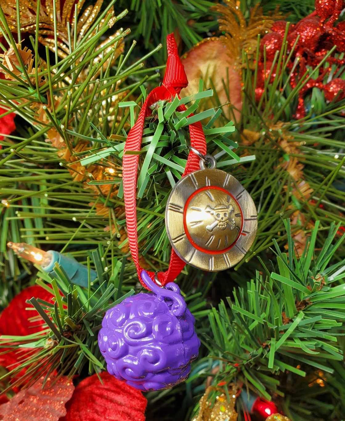 Fandom Emporium One Piece Luffy Devil Fruit Gear 5 Jolly Roger Ornament