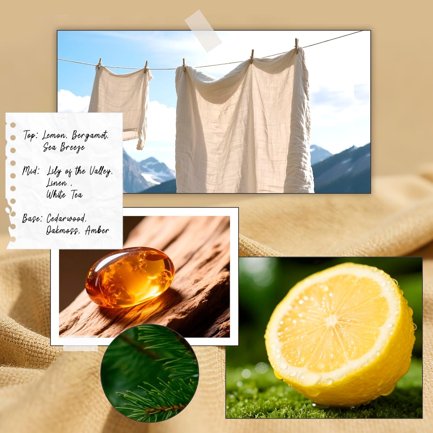 CLESH Reed Diffuser Set for Home Fragrance