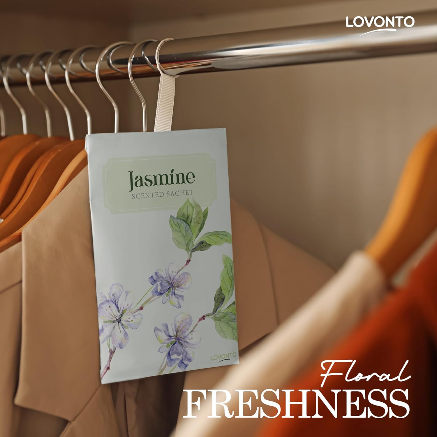 Lovonto 6 Pack Scented Sachet Bags for Home and Car Freshness