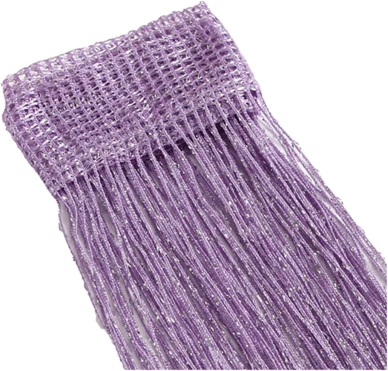 Silver Glitter Door String Curtain 100x200cm