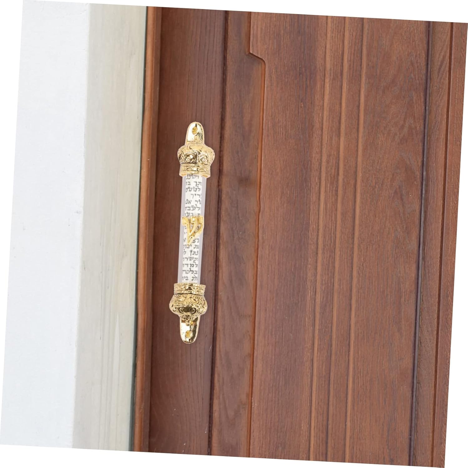 Antique Design Metal Mezuzah Door Decor