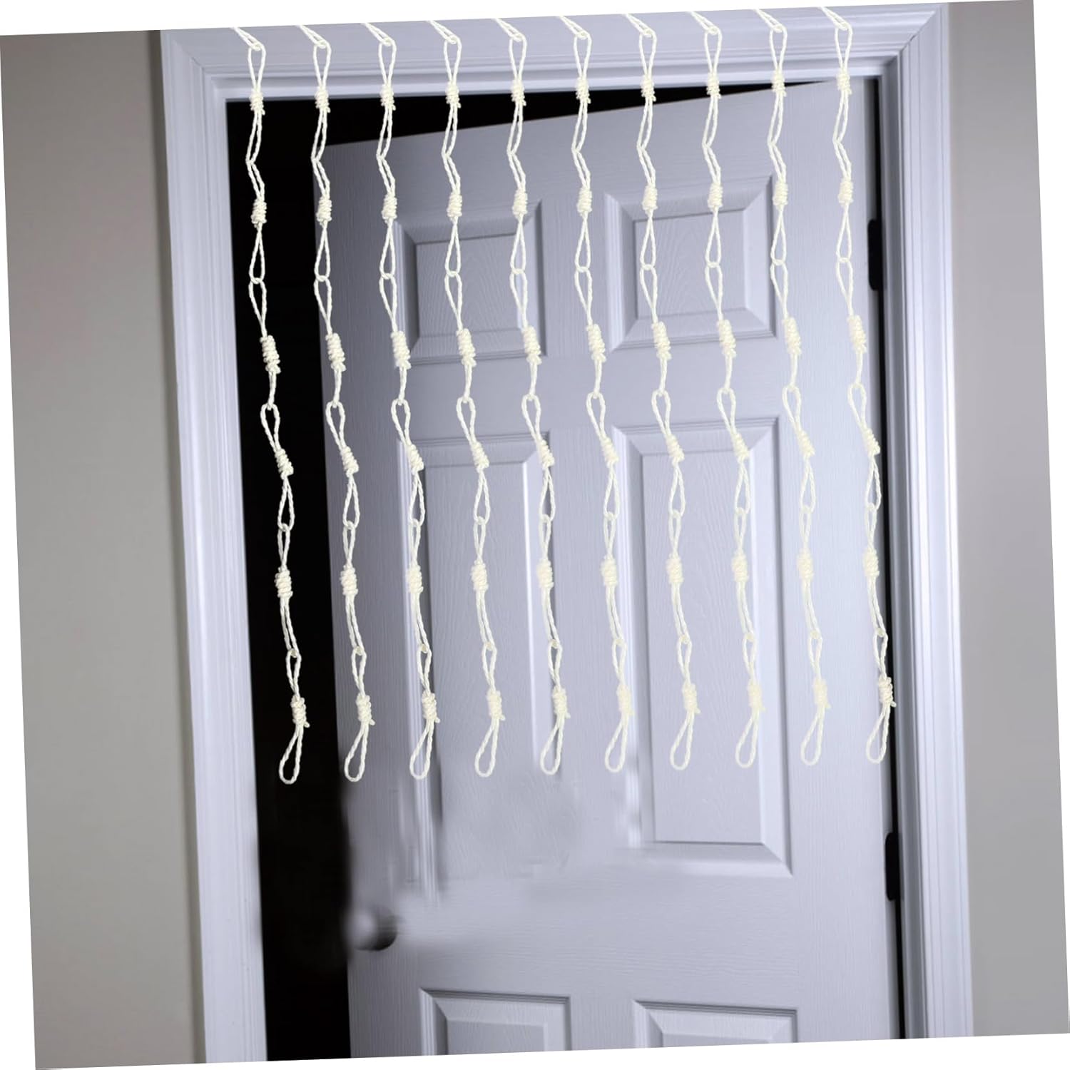 Colorful Door Curtain with Tassels 10pcs Set