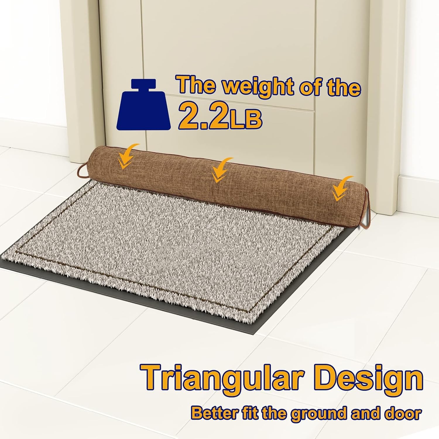 CDAR Door Draft Stopper Durable Windproof Sealing Strip