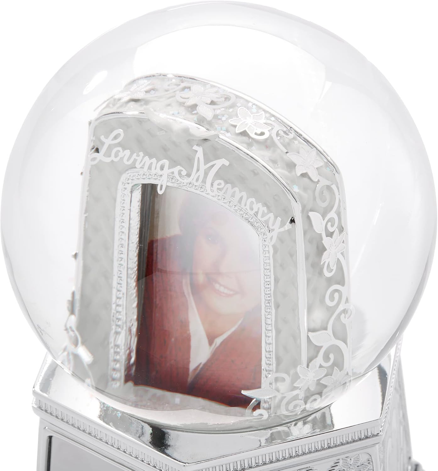 THINGS REMEMBERED Musical Photo Snow Globe with Engraving