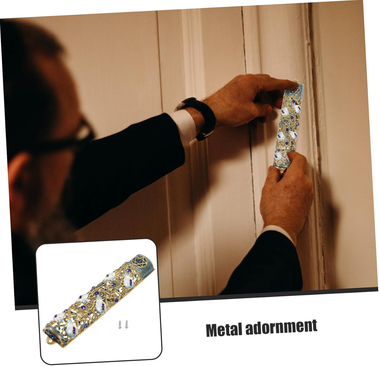 HOOTNEE Mezuzah with Scroll for Door