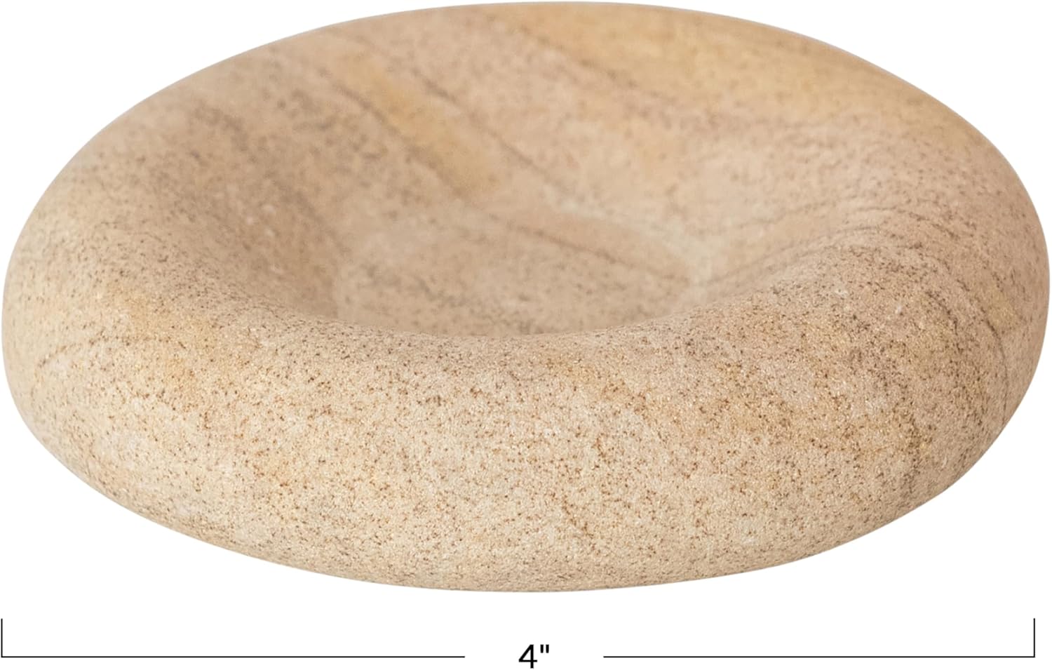Creative Co Op Sandstone Incense Holder Natural Shape