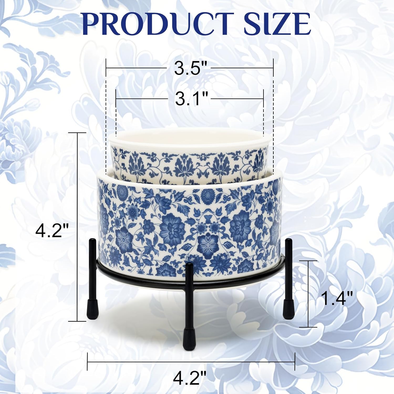 Blue and White Porcelain Pattern Wax Melter Warmer